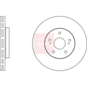 Apec 2 x Vented Front Brake Discs DSK4196-x2