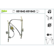 Valeo Electric Window Regulator Lifter Right Front 851643