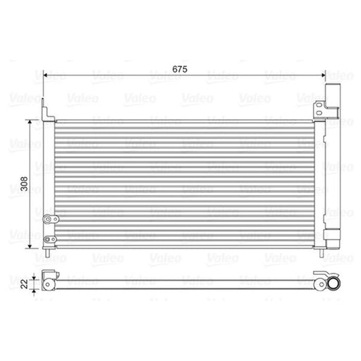 Valeo Air Conditioning Condenser 814415