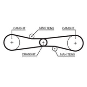 Gates Timing Belt Cambelt 88 Teeth T275