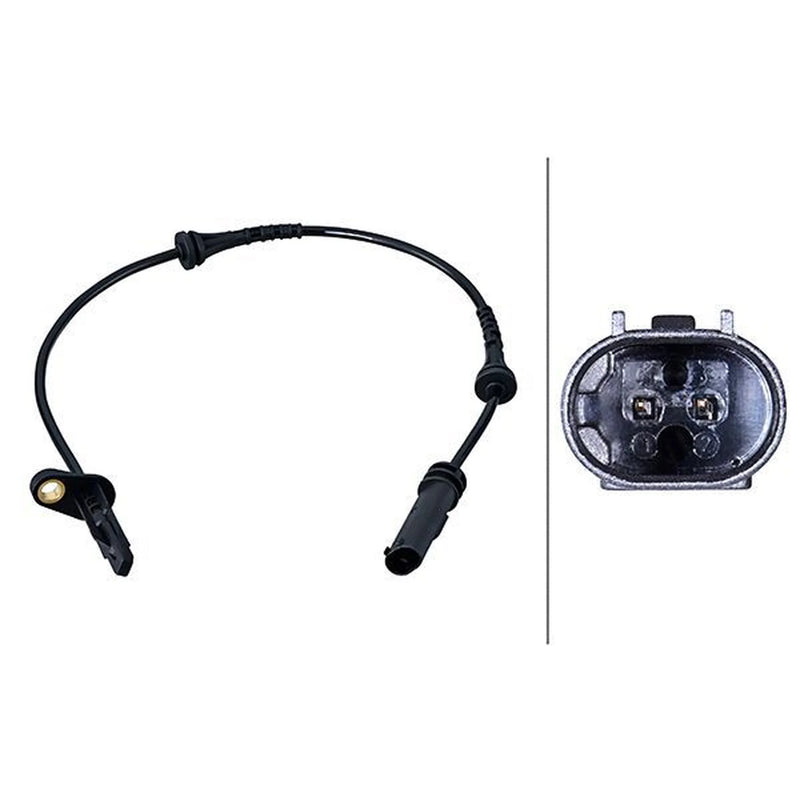 Hella ABS Wheel Speed Sensor Rear 6PU 358 216-111