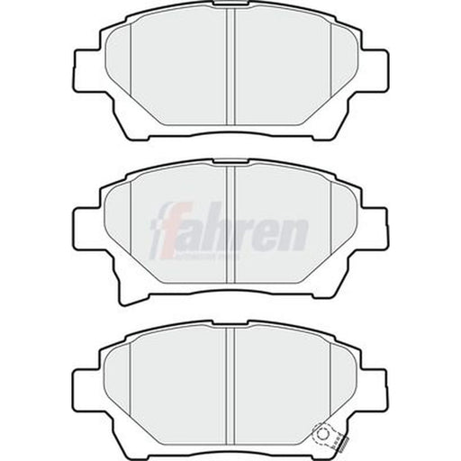 Fahren Front Brake Pad Set FBP3581