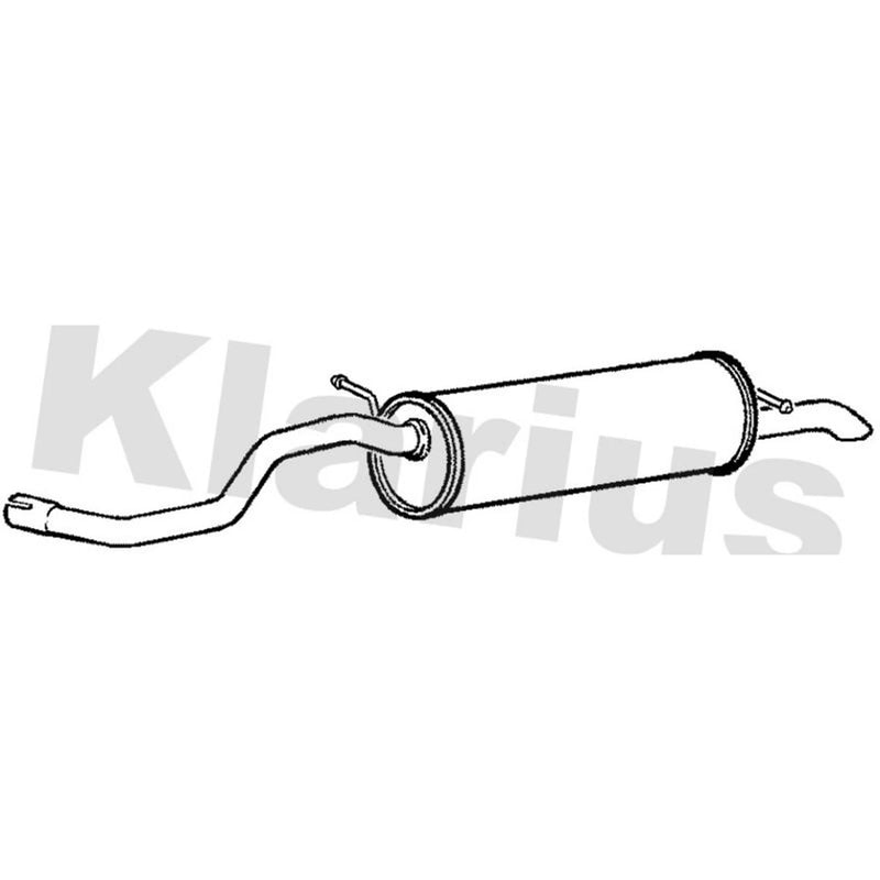Klarius Box With Tail Pipe Rear SK131W