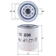 Mahle Engine Oil Filter OC 238