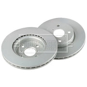 Borg & Beck 2 x Vented Front Brake Discs BBD4604-x2