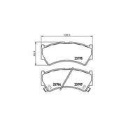 Mintex Front Brake Pad Set MDB2056