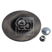 Febi 2 x Solid Rear Brake Discs 28154-x2