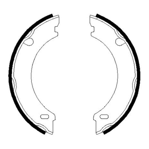 Textar Parking Brake Shoe Set 91048301