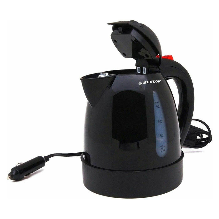 12V In Car Dunlop Kettle 0.8 Litre 150W 12 Volt Caravan Van 4X4 Boat Travel - Dunlop - Van Life Living