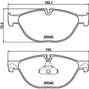 Mintex Front Brake Pad Set MDB3090