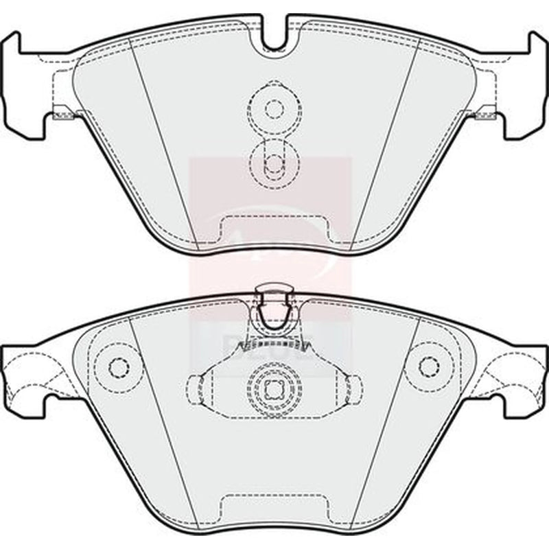 Apec Front Brake Pad Set PD3814