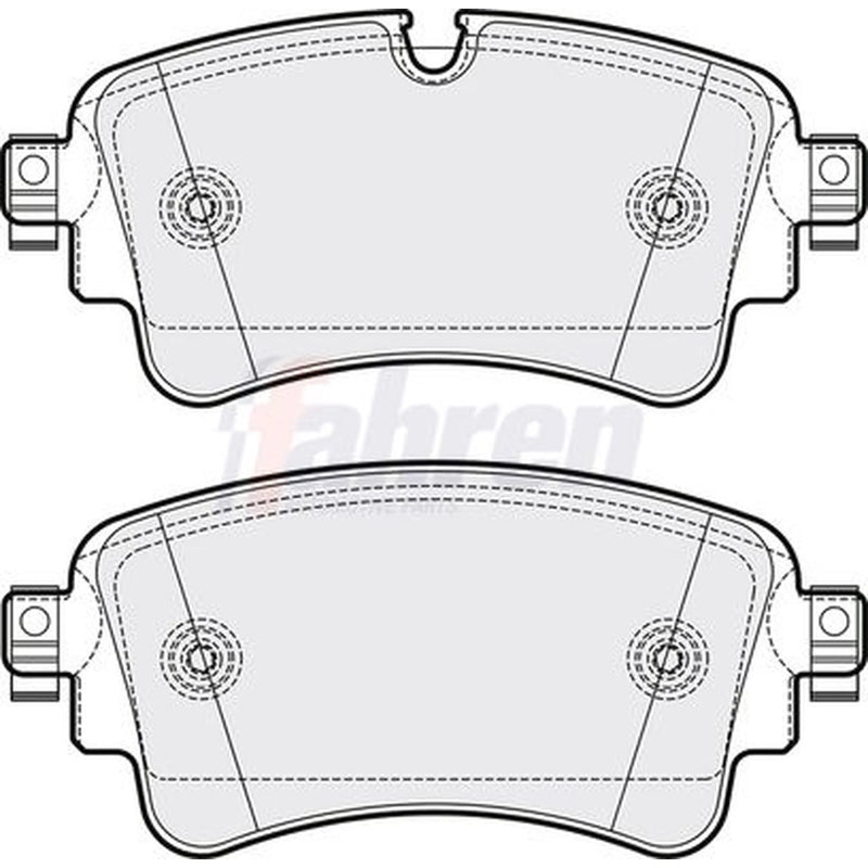 Fahren Rear Brake Pad Set fits Audi A4 Allroad B9 2016-2020 2.0 3.0