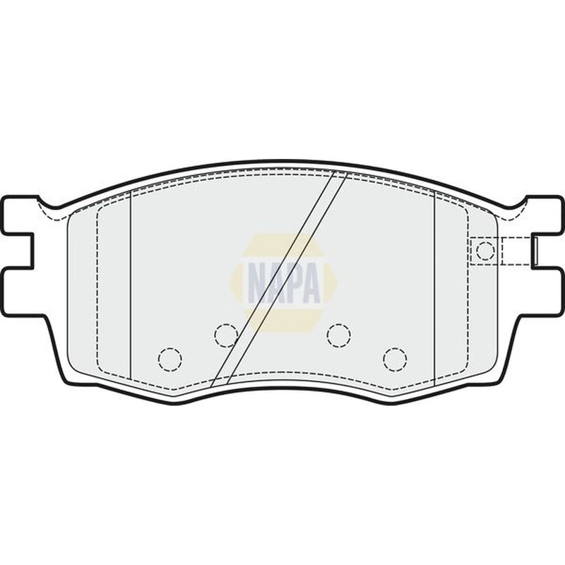 NAPA Front Brake Pad Set NBP1368