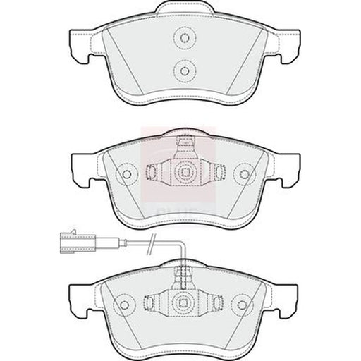 Apec Front Brake Pad Set PD3273