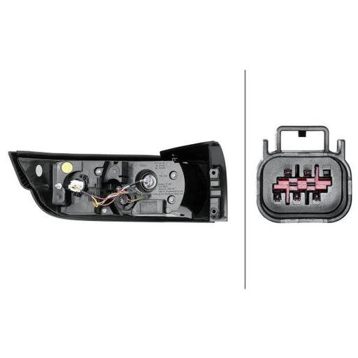 Hella Tail Light / Lamp W16W Right 2SK 010 563-221
