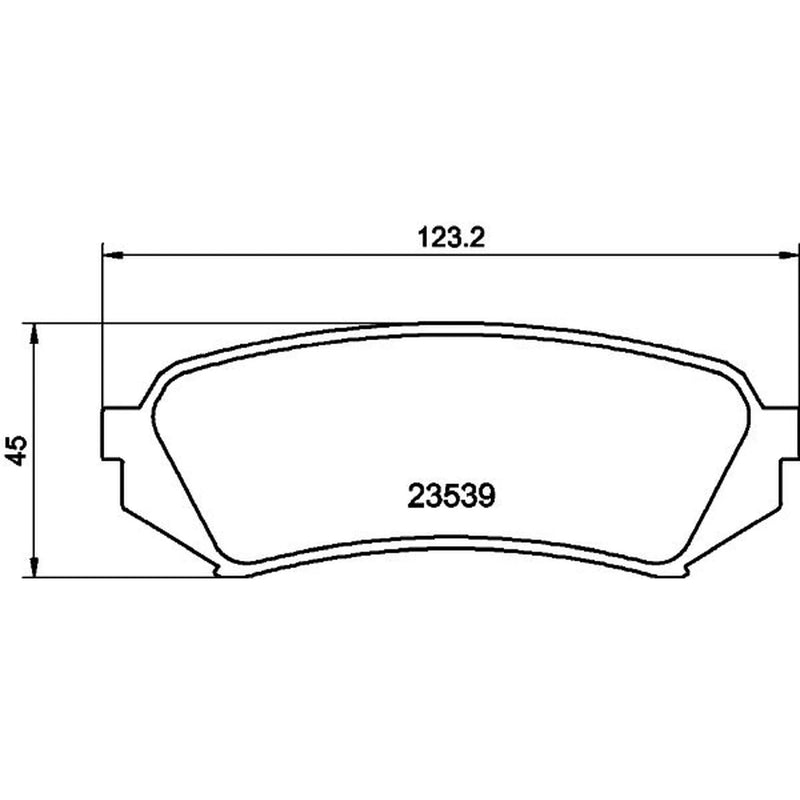 Mintex Rear Brake Pad Set MDB1905