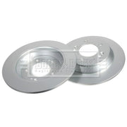 Borg & Beck 2 x Solid Rear Brake Discs BBD5398-x2
