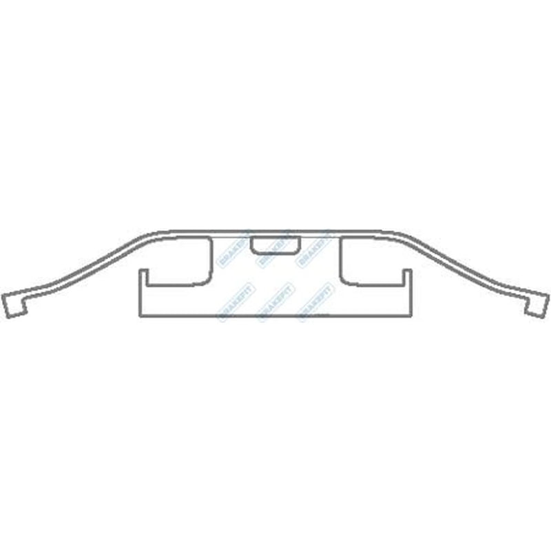 Apec Brake Pad Accessory Fitting Kit Rear BKT1323