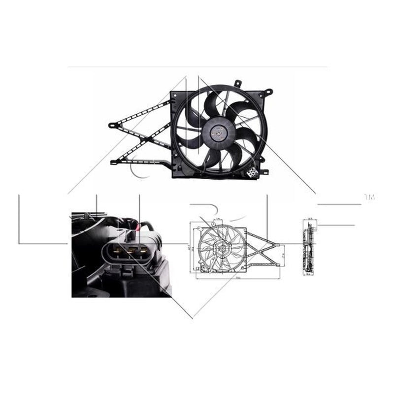 NRF Engine Cooling Fan 47015