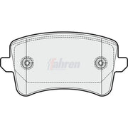Fahren Rear Brake Pad Set FBP3310