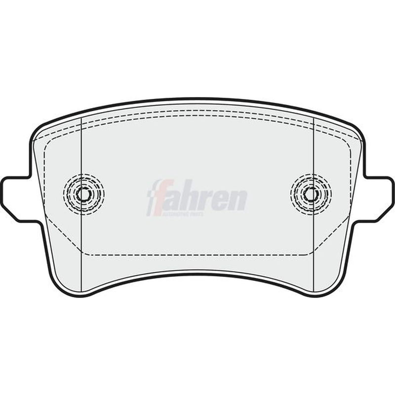 Fahren Rear Brake Pad Set fits Audi A4 Allroad B8 2009-2016 2.0 3.0