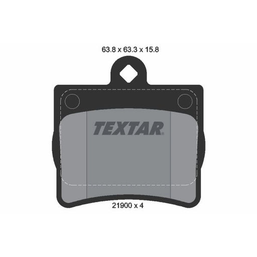 Textar Rear Brake Pad Set 2190003