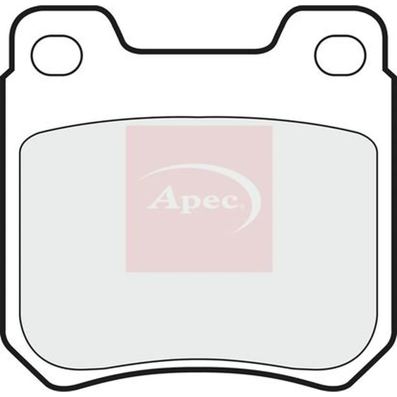 Apec Rear Brake Pad Set PAD619