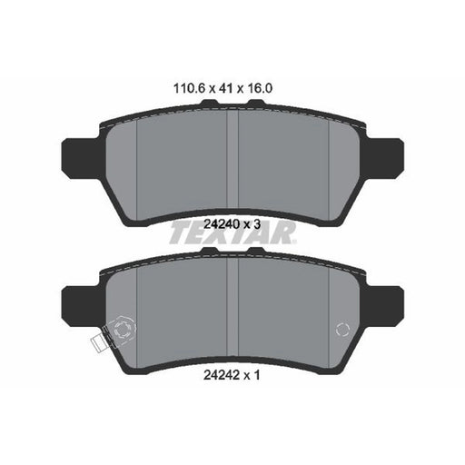 Textar Rear Brake Pad Set 2424001