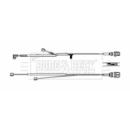 Borg & Beck Brake Pad Wear Sensor Front BWL33085