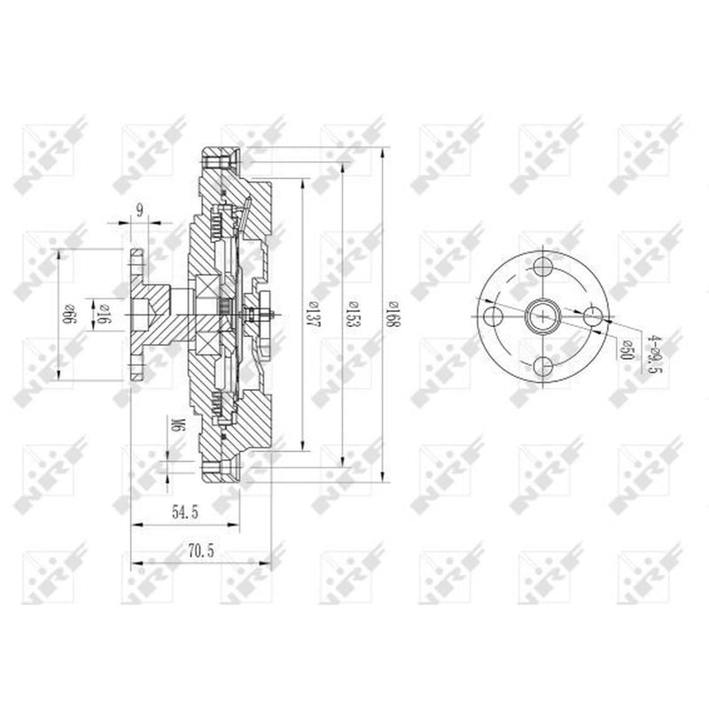 NRF Radiator Fan Clutch 49630