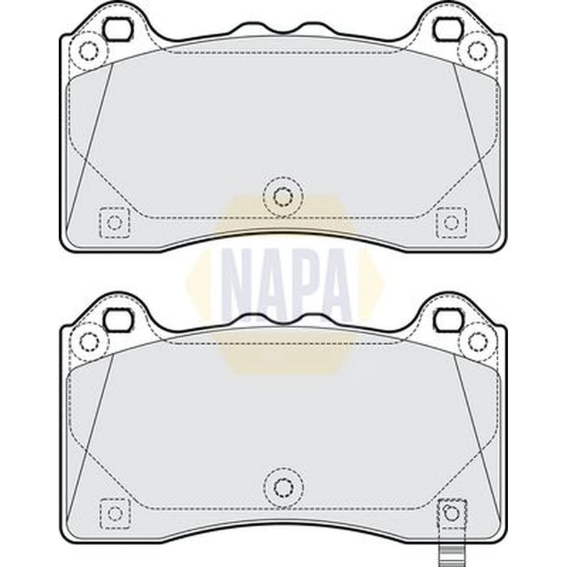 NAPA Front Brake Pad Set NBP1904