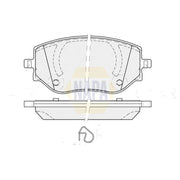 NAPA Front Brake Pad Set NBP1923
