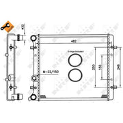 NRF Engine Radiator 509530