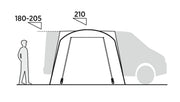 Easy Camp Utne Driveaway Awning Grey - Easy Camp - Van Life Living