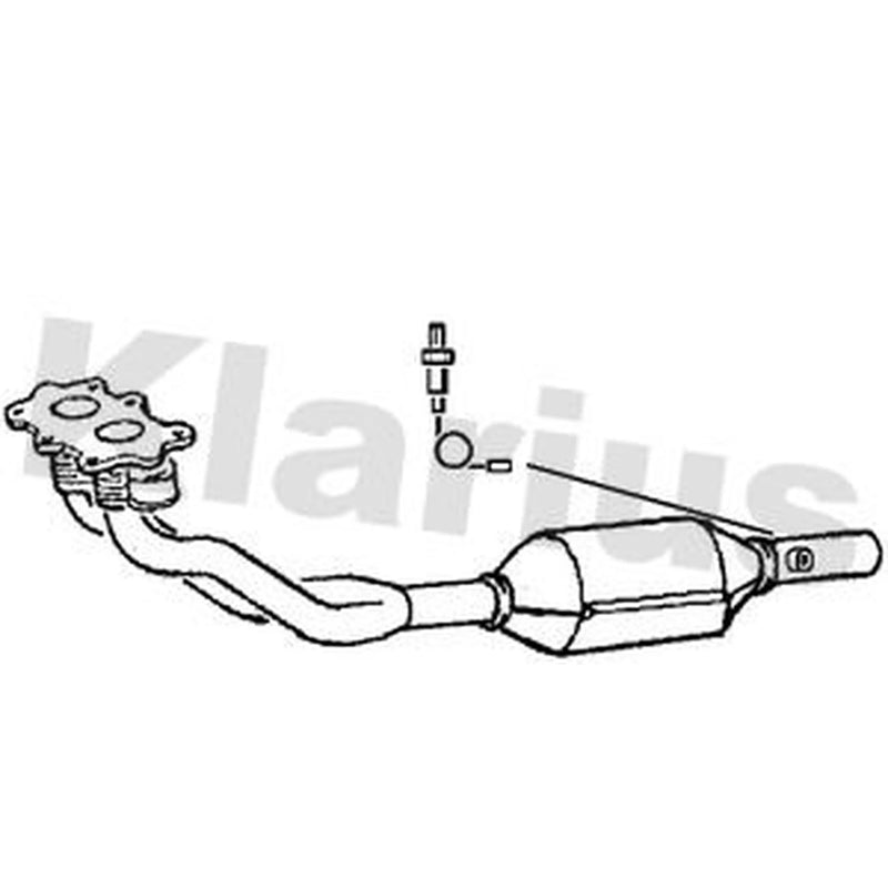 Klarius Catalyst T/A With Pipe (Kit 401412) Front 321745