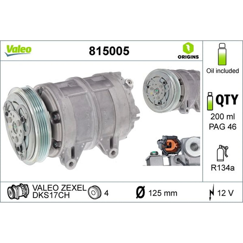 Valeo Air Conditioning Compressor 815005