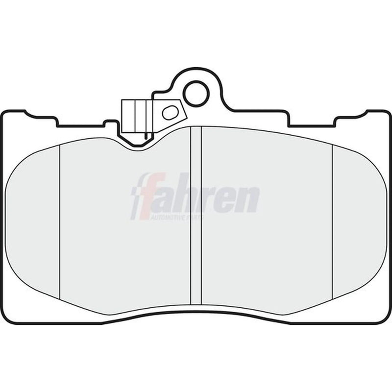 Fahren Front Brake Pad Set fits Lexus Gs 2005-2018