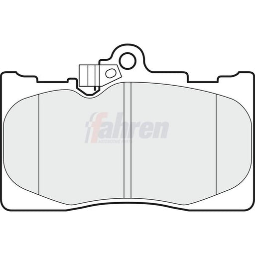 Fahren Front Brake Pad Set fits Lexus Gs 2005-2018