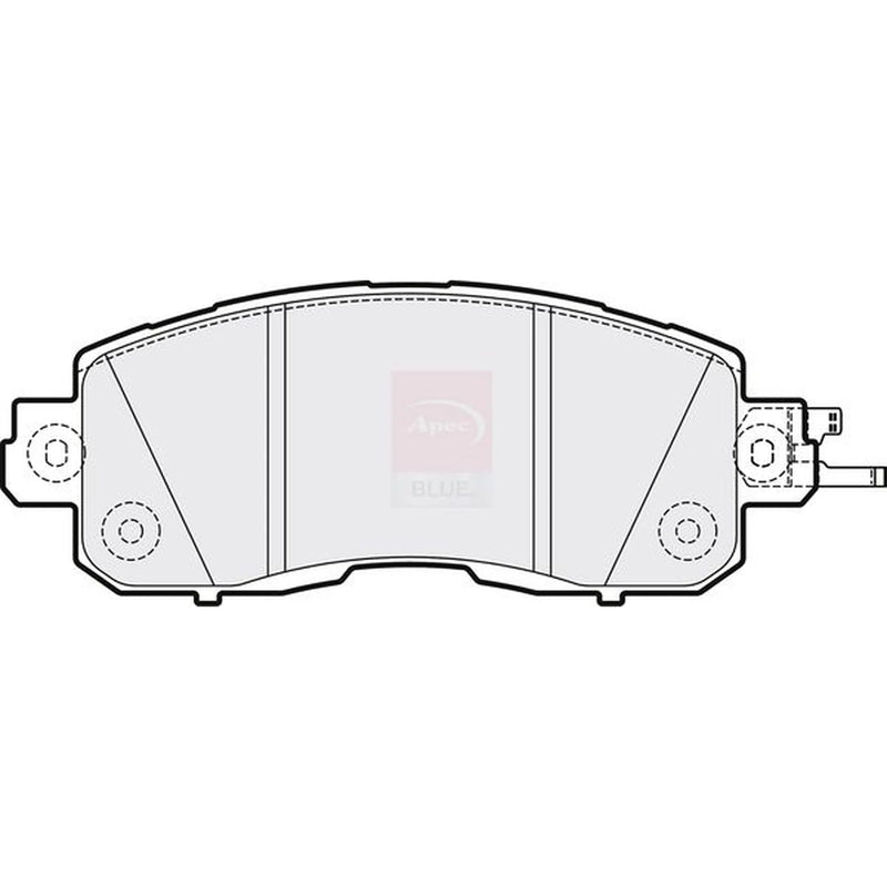 Apec Front Brake Pad Set PD3851