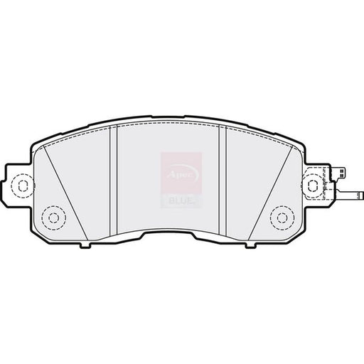Apec Front Brake Pad Set PD3851