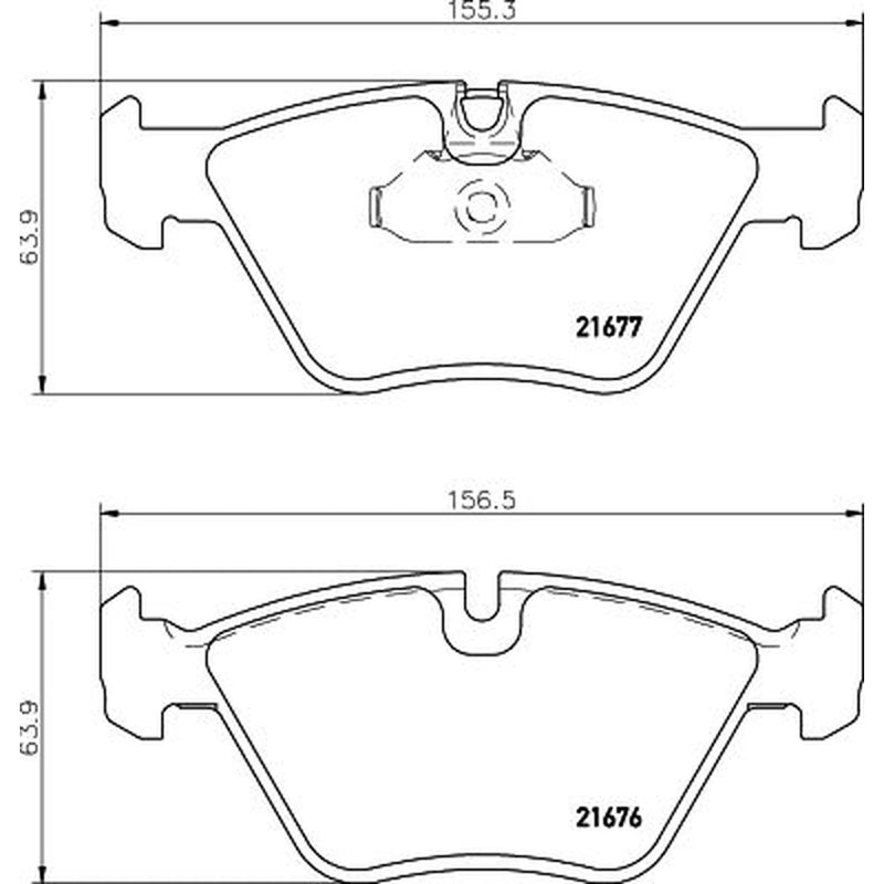 Mintex Front Brake Pad Set MDB1817