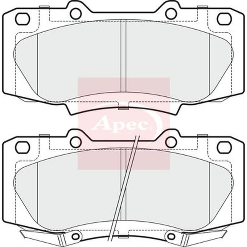 Apec Front Brake Pad Set PAD1840