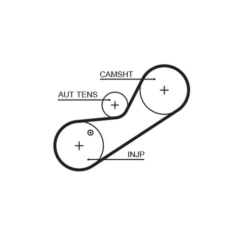 Gates Timing Belt Cambelt 78 Teeth 5546XS