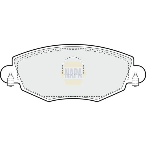 NAPA Front Brake Pad Set NBP1180