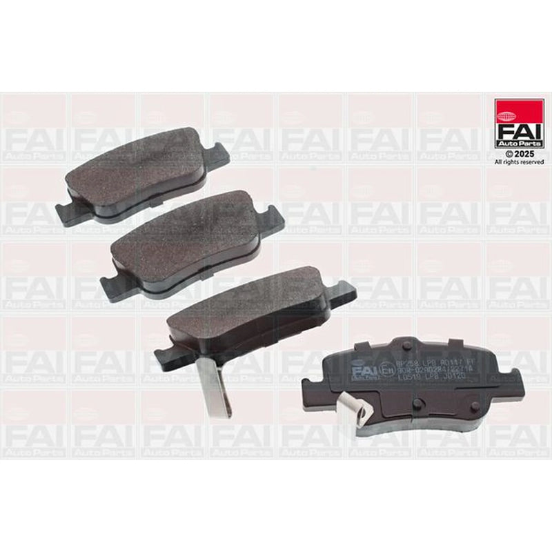 FAI Rear Brake Pad Set BP258