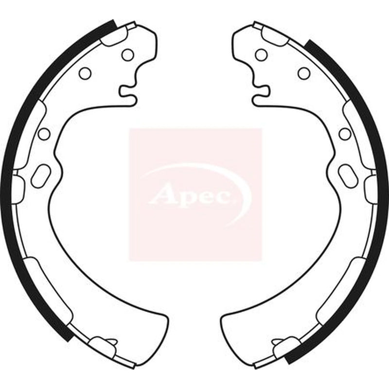 Apec Brake Shoe Set Axle Kit SHU475