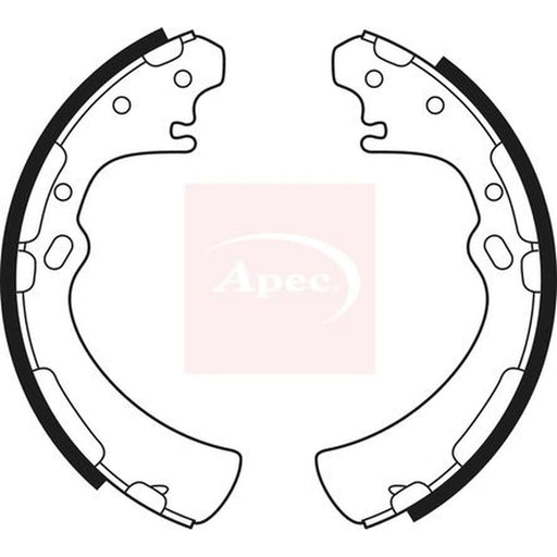 Apec Brake Shoe Set Axle Kit SHU475