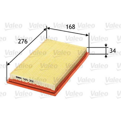 Valeo Engine Air Filter 585251