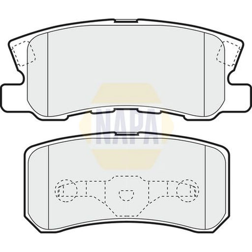 NAPA Rear Brake Pad Set NBP1191