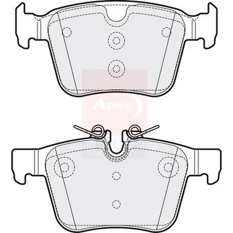 Apec Rear Brake Pad Set PD3729